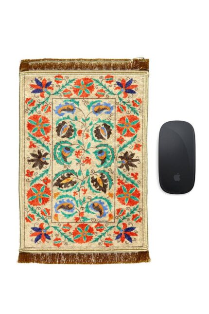 Krem Dekoratif Küçük Halı Mousepad