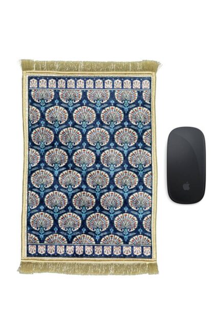 Lacivert Dekoratif Küçük Halı Mousepad
