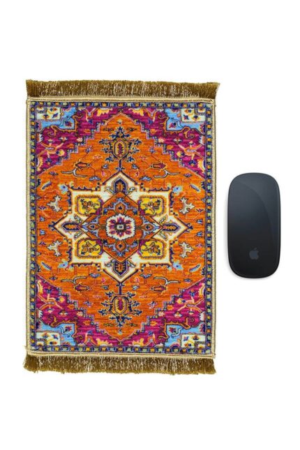 Turuncu Bambu Mousepad