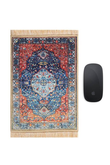 Lacivert Dekoratif Küçük Halı Mousepad