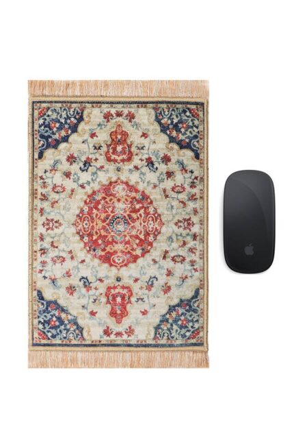 Krem Dekoratif Küçük Halı Mousepad