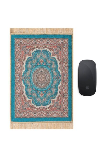 Yeşil Dekoratif Küçük Halı Mousepad