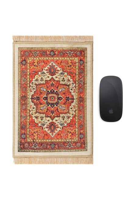 Sarı Dekoratif Küçük Halı Mousepad
