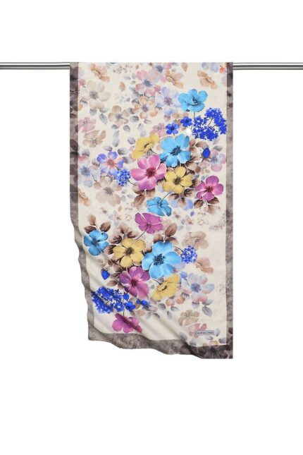 Vizon Floral İpeksi Fular