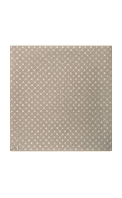 Taş Kelebek Monogram Twill İpek Eşarp