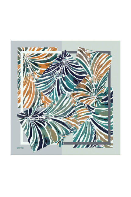 Mint Neva Desen Twill İpek Eşarp